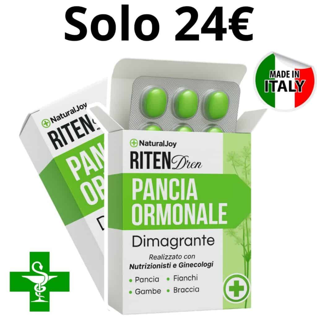 Integratore RitenDren per stress e equilibrio ormonale, 24 compresse.