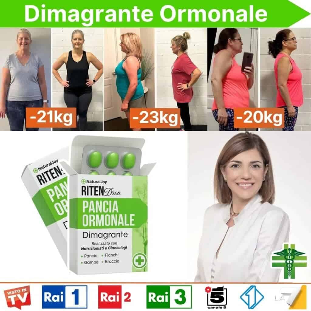 Integratore RitenDren per il benessere ormonale e perdita di peso.