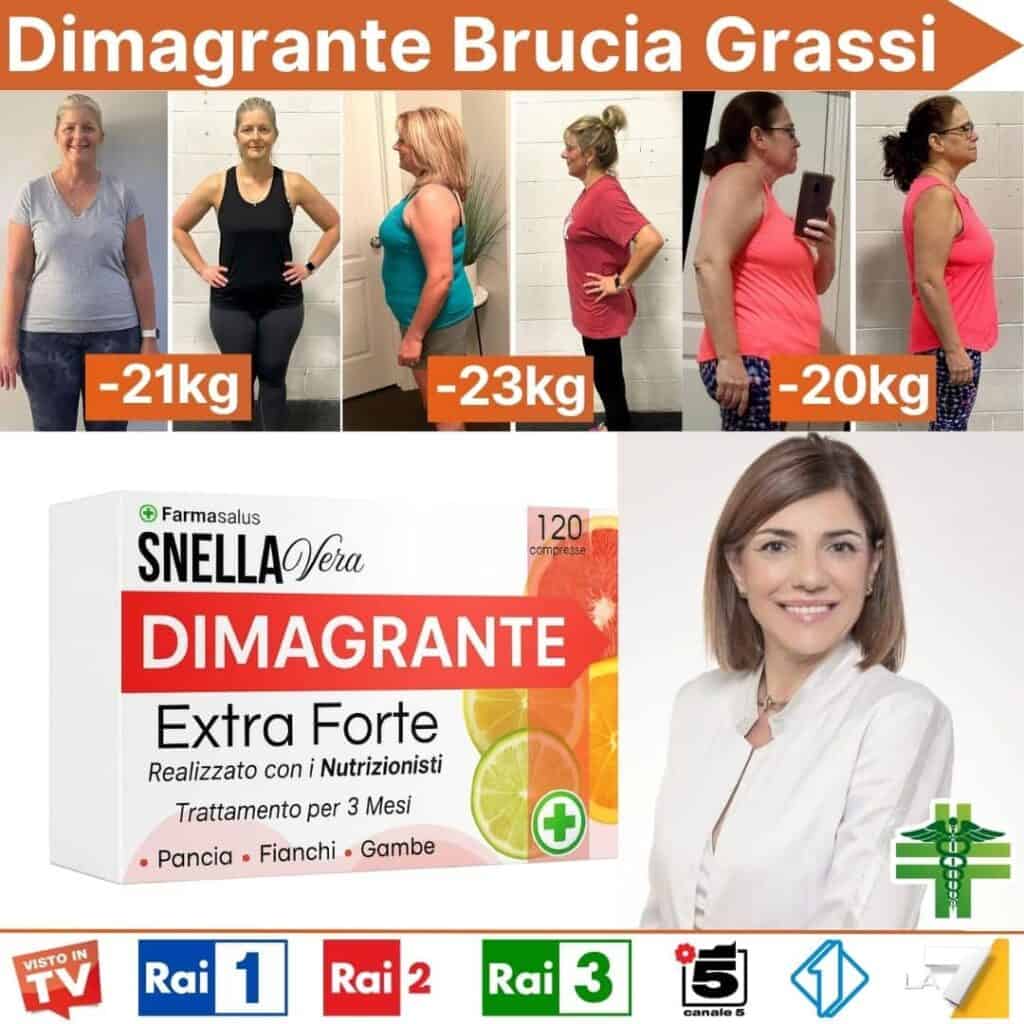 Integratore dimagrante naturale con Snella Vera per perdita peso efficace.