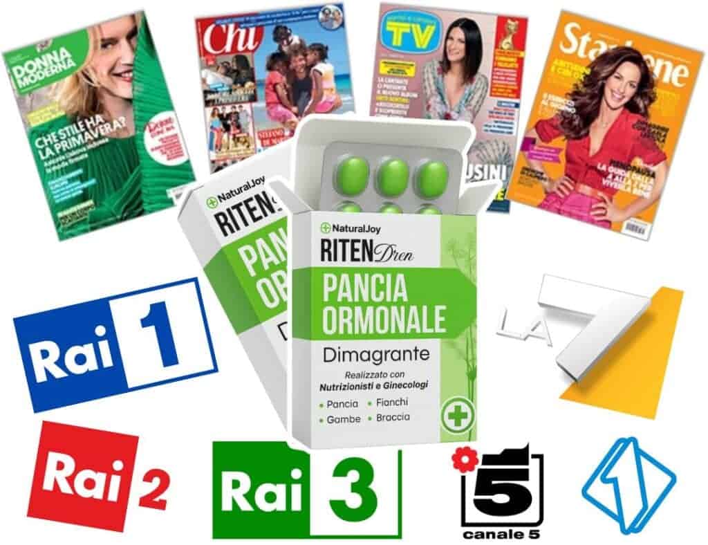 Integratore RitenDren 1x24 per stress e equilibrio ormonale.